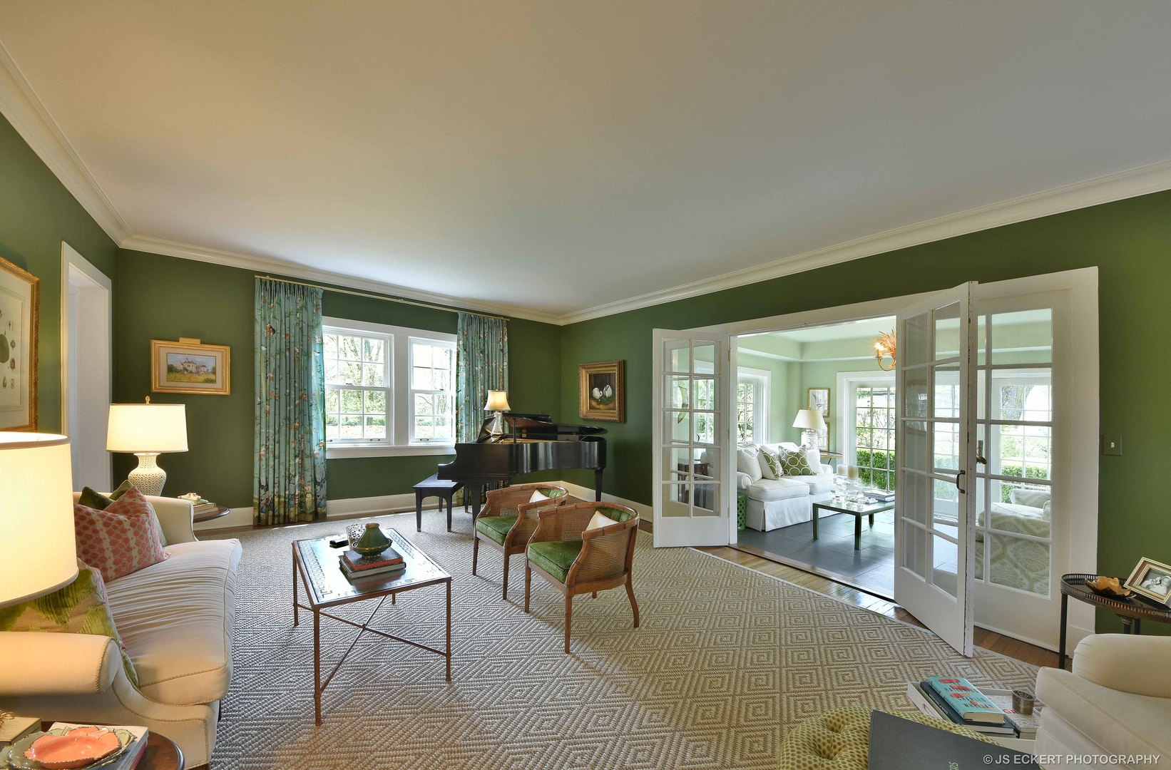 580 Washington Road Lake Forest, IL 60045 - Photo 13 of 46 a living room with furniture and large windows