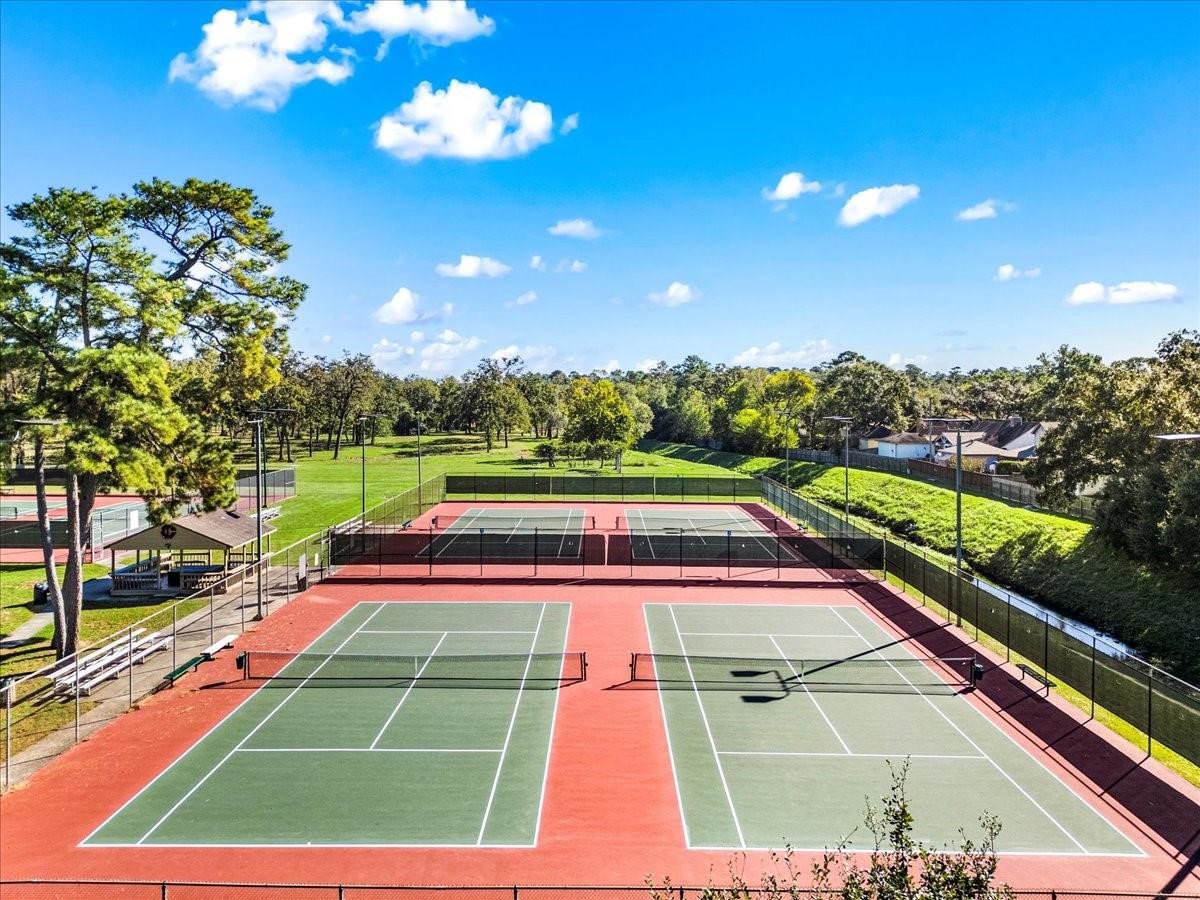 3630 Chapel Square Drive Spring, TX 77388 - Photo 22 of 24 a view of an outdoor space and tennis court