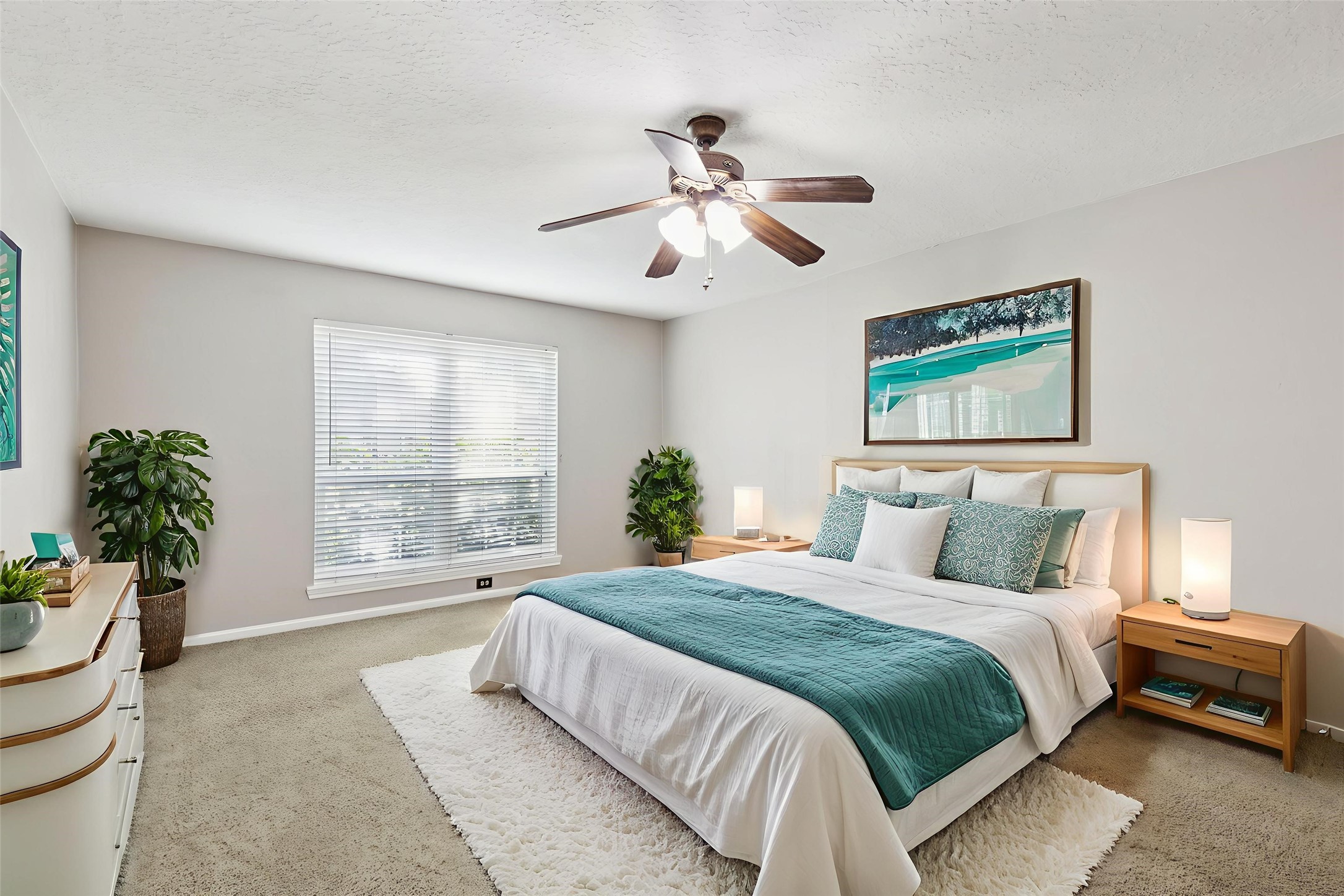 3630 Chapel Square Drive Spring, TX 77388 - Photo 7 of 24 a bedroom with a large bed and a chandelier