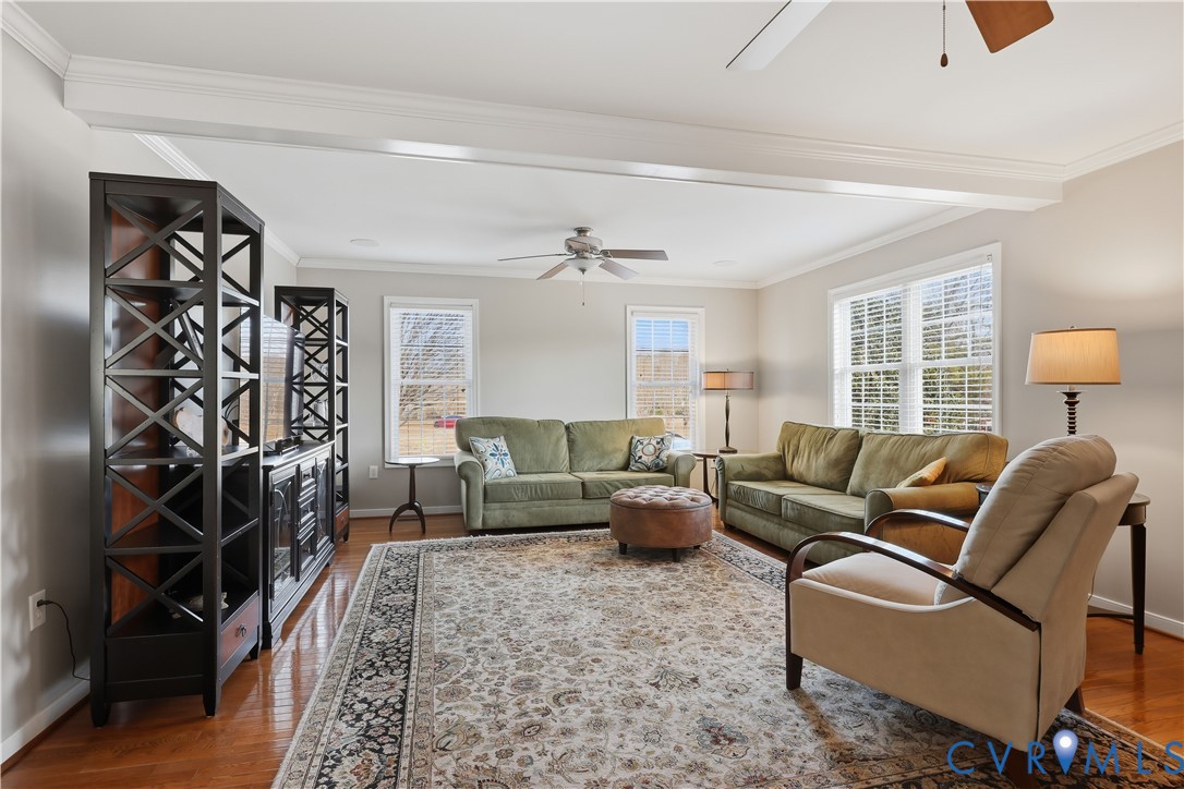 2326 Mill Road Powhatan, VA 23139 - Photo 10 of 50 a living room with furniture and a window