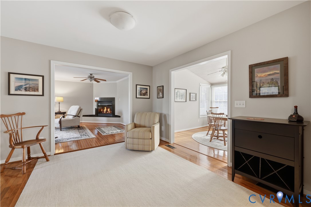 2326 Mill Road Powhatan, VA 23139 - Photo 13 of 50 a living room with furniture and a dining table