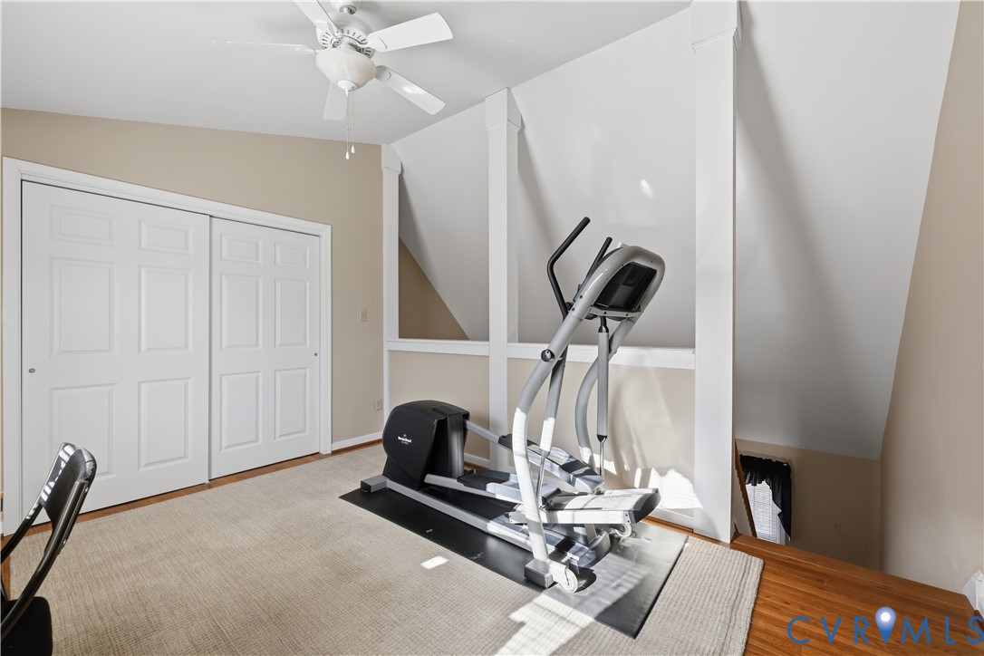 2326 Mill Road Powhatan, VA 23139 - Photo 25 of 50 a view of a workspace with furniture and a window
