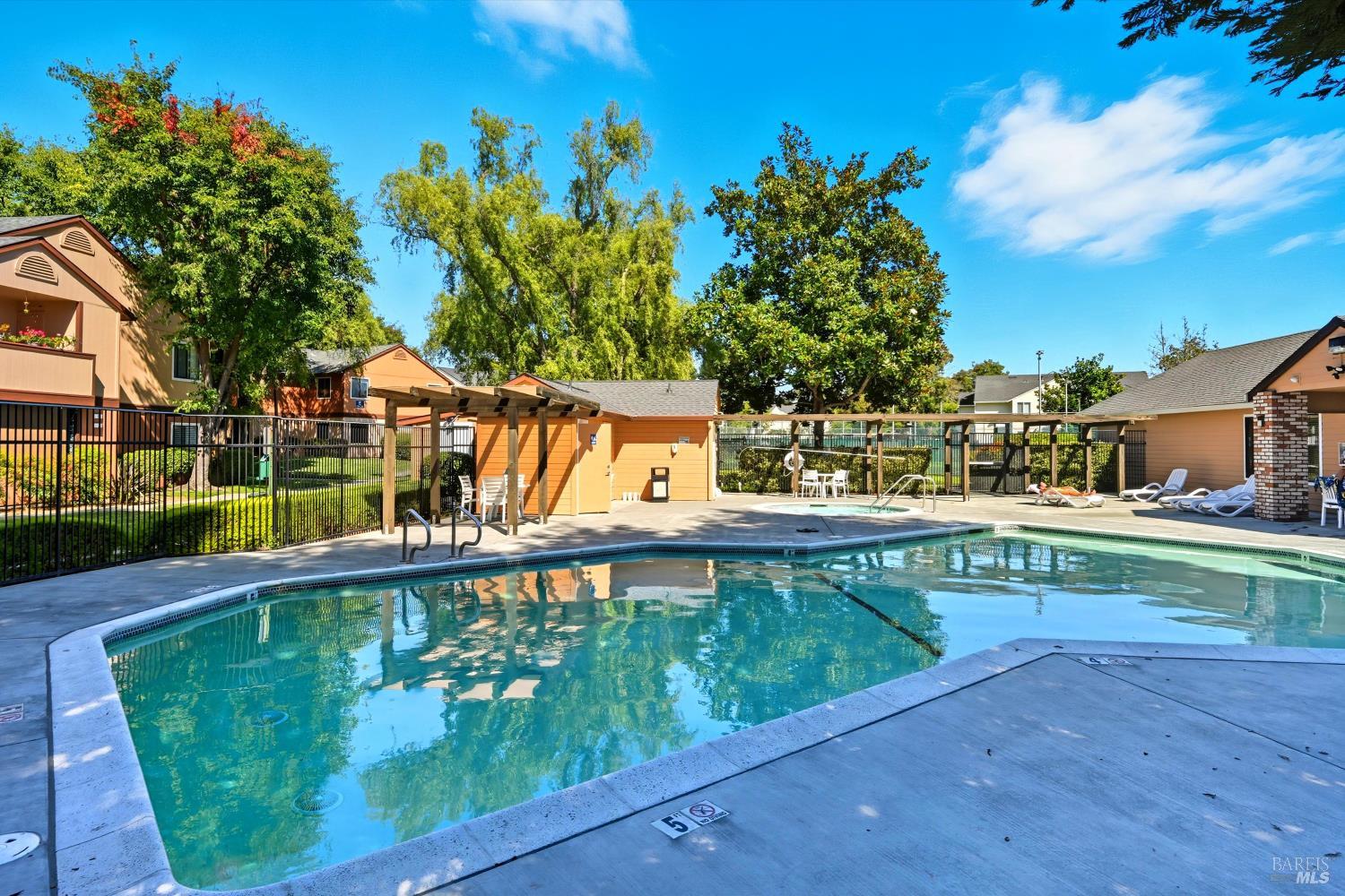 8201 Camino Colegio, Unit 122 Rohnert Park, CA 94928 - Photo 21 of 27 a view of a swimming pool with a patio