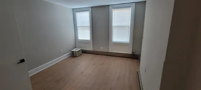 a view of a room with window