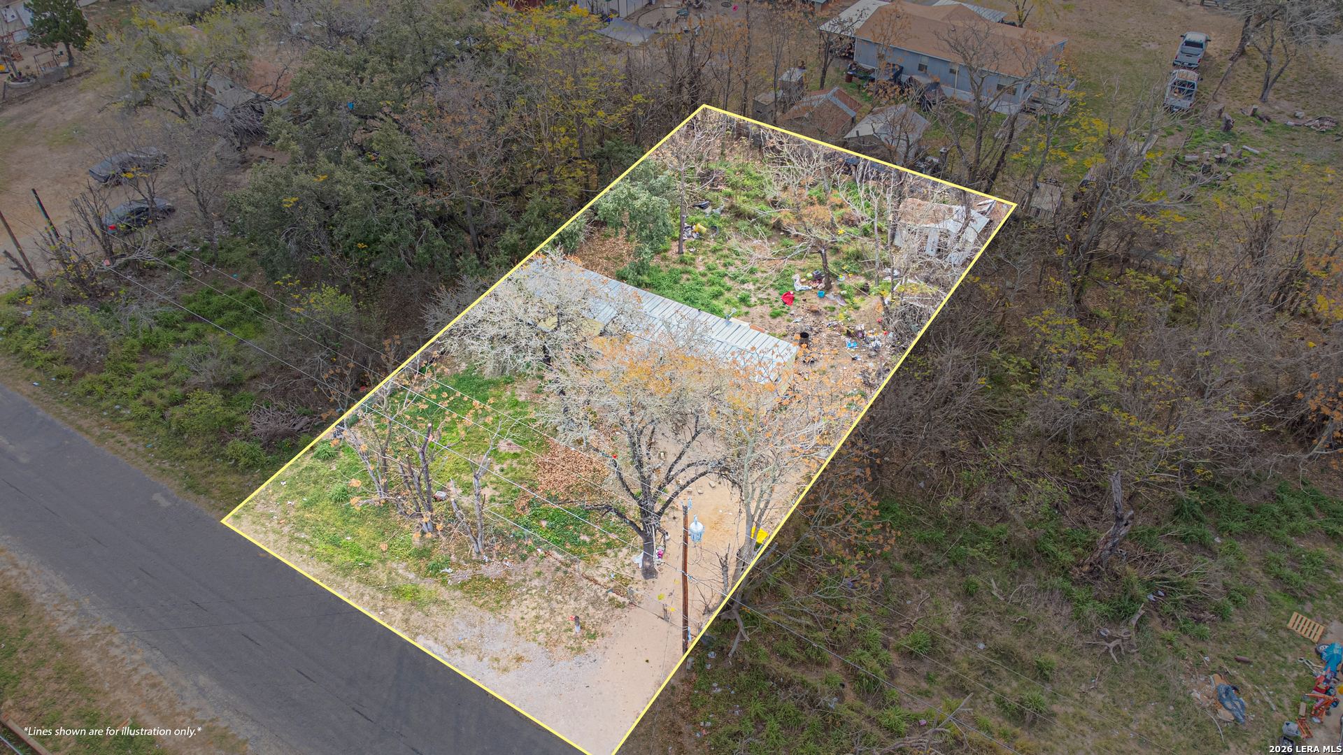 369 Gateway Drive Poteet, TX 78065 - Photo 5 of 45 a view of a yard with large trees