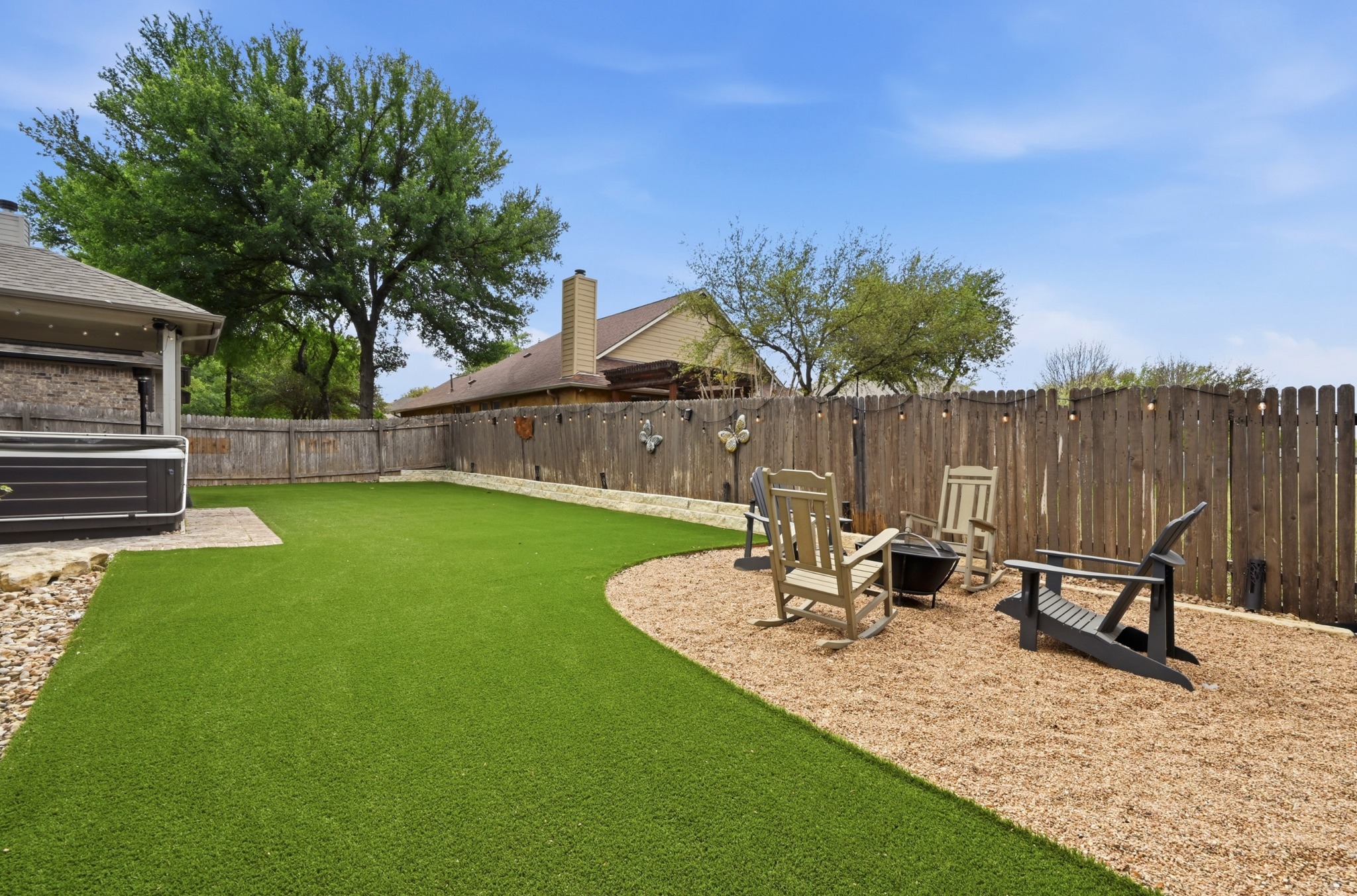 194 Treehaven Court Buda, TX 78610 - Photo 31 of 37 a view of outdoor space yard and patio