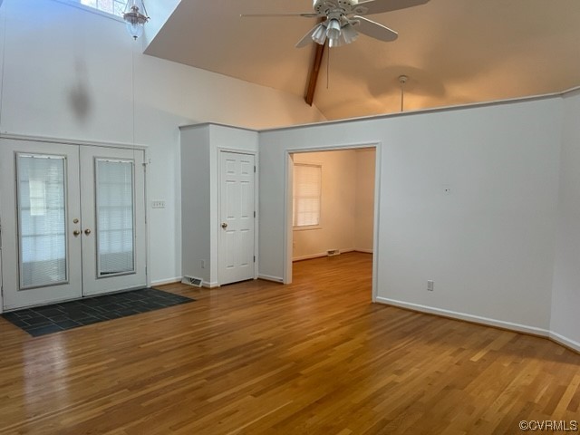 168 Hall Road Buckingham, VA 23921 - Photo 8 of 20 wooden floor in an empty room with a window