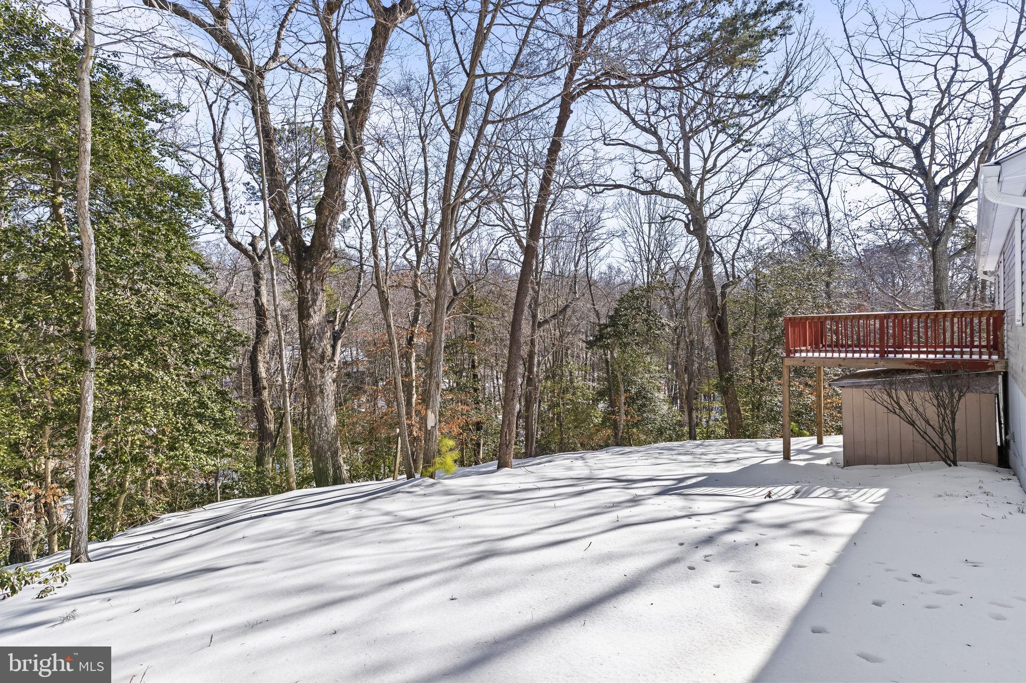 532 Shortbow Trail Lusby, MD 20657 - Photo 33 of 33 a view of a backyard of the house