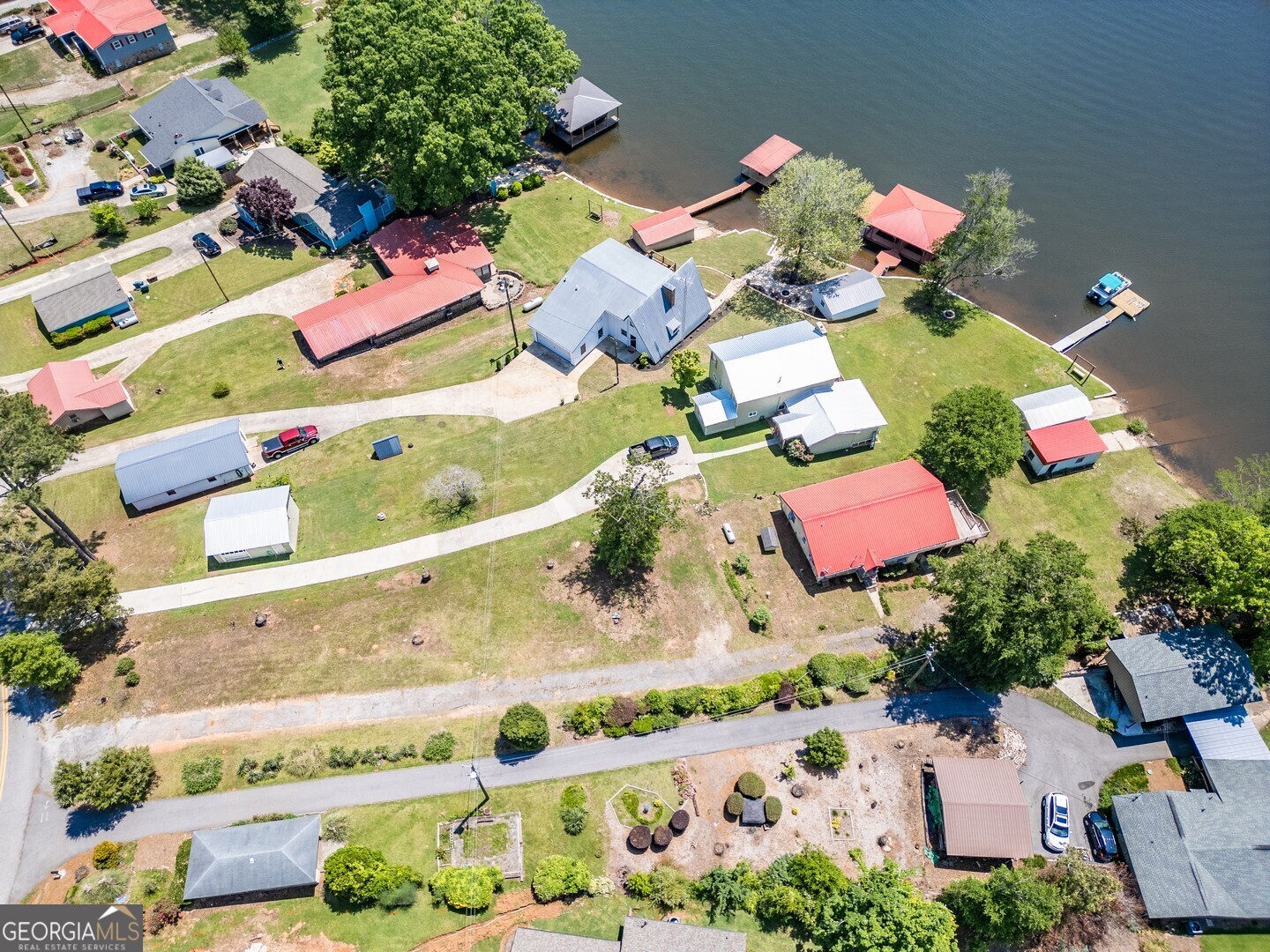 114 Mabry Road Jackson, GA 30233 - Photo 13 of 57 an aerial view of a house an outdoor space
