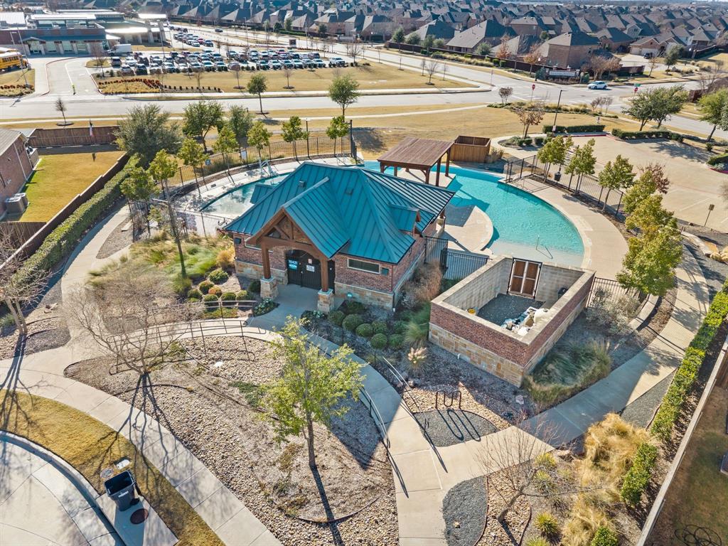 10920 Calvert Place McKinney, TX 75071 - Photo 29 of 37 a view of a swimming pool with a patio
