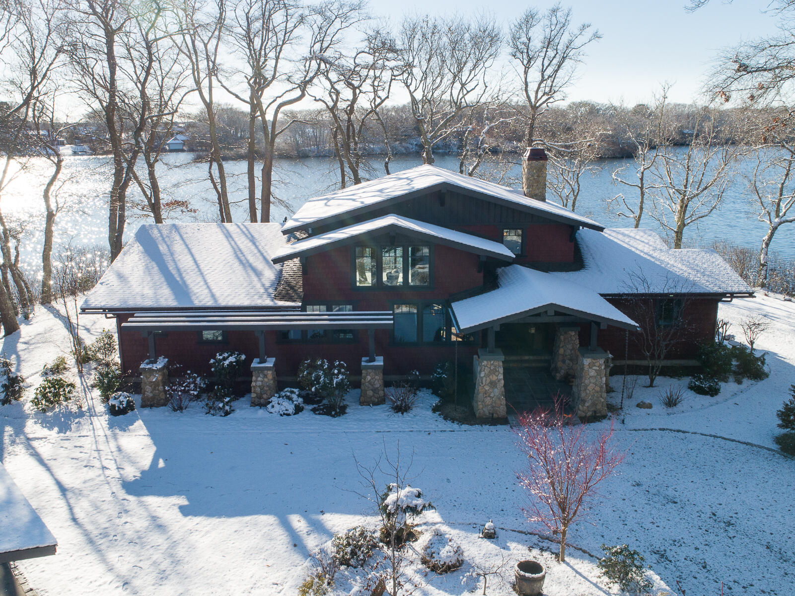 351 Huckins Neck Road Centerville, MA 02632 - Photo 14 of 55 a front view of a house with garden