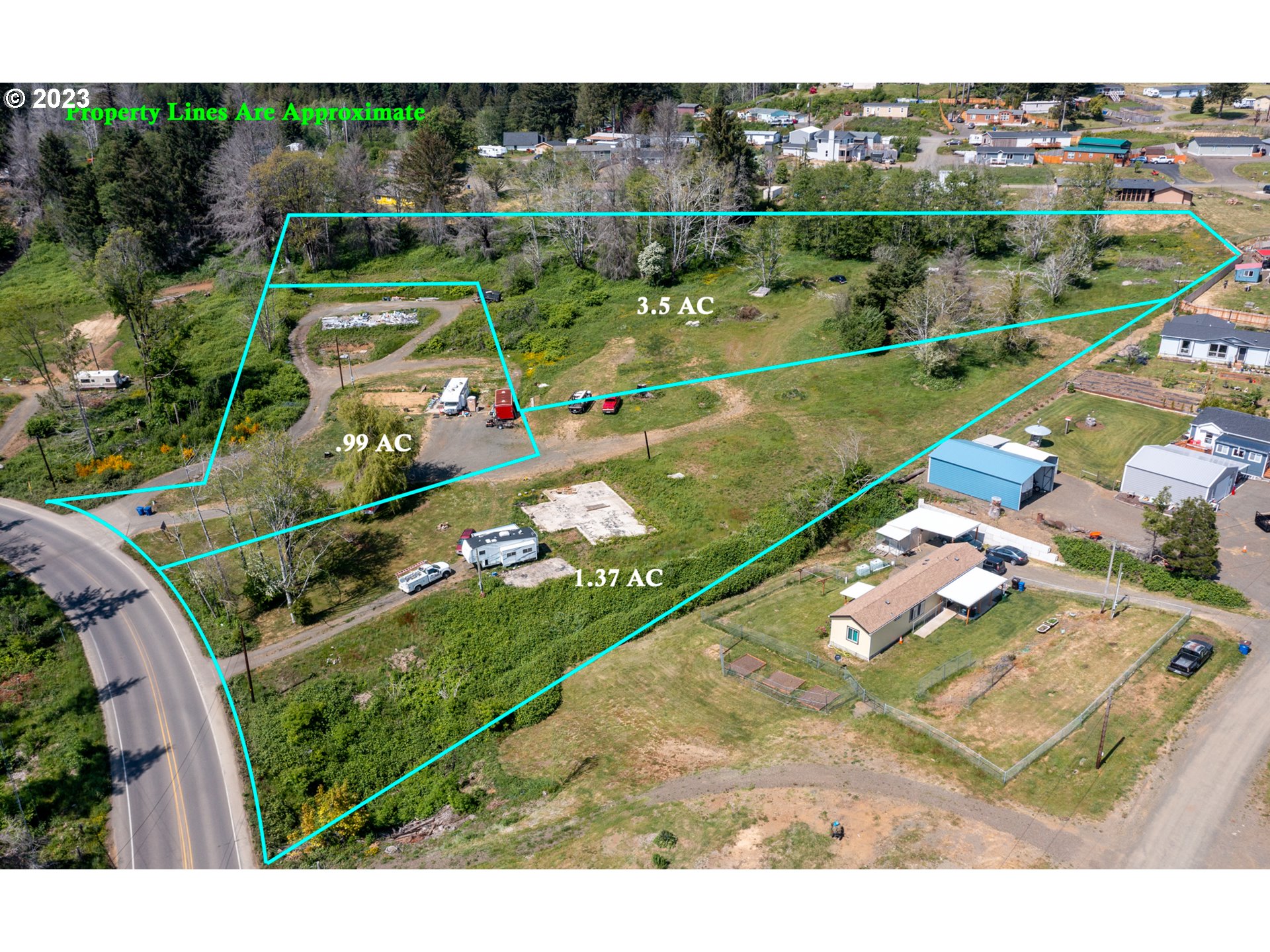 1713 North North Bank Road, Otis, OR 97368 Compass