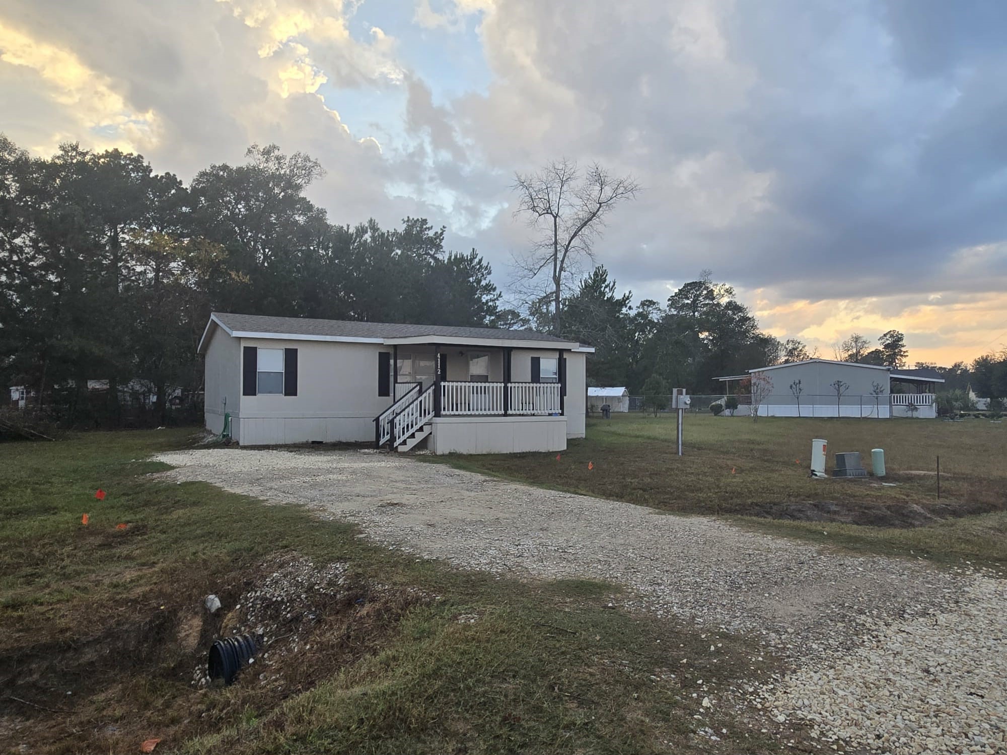 4112 Blanco Pines Conroe, TX 77306 - Photo 8 of 9 a view of backyard of house with green space