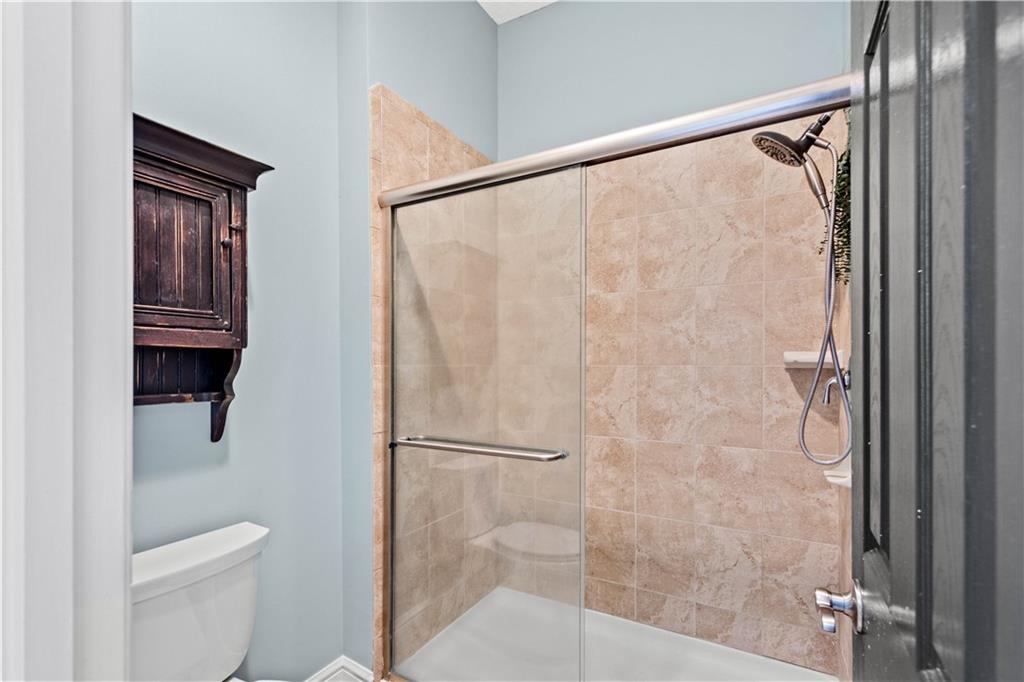 352 Water Works Road Sewickley, PA 15143 - Photo 24 of 49 a bathroom with a shower and a toilet