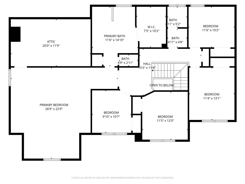 1803 Haydenbend Circle Grapevine, TX 76051 - Photo 40 of 40 Second Floor Layout