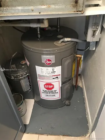 a view of storage and utility room