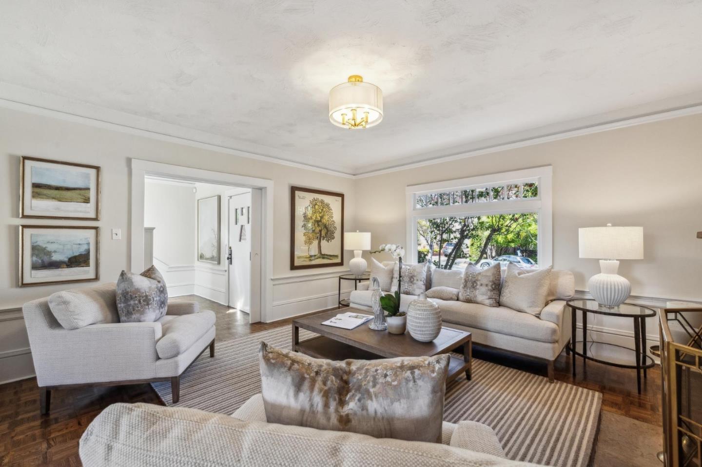 829 Edgehill Drive Burlingame, CA 94010 - Photo 1 of 99 a living room with furniture and a table