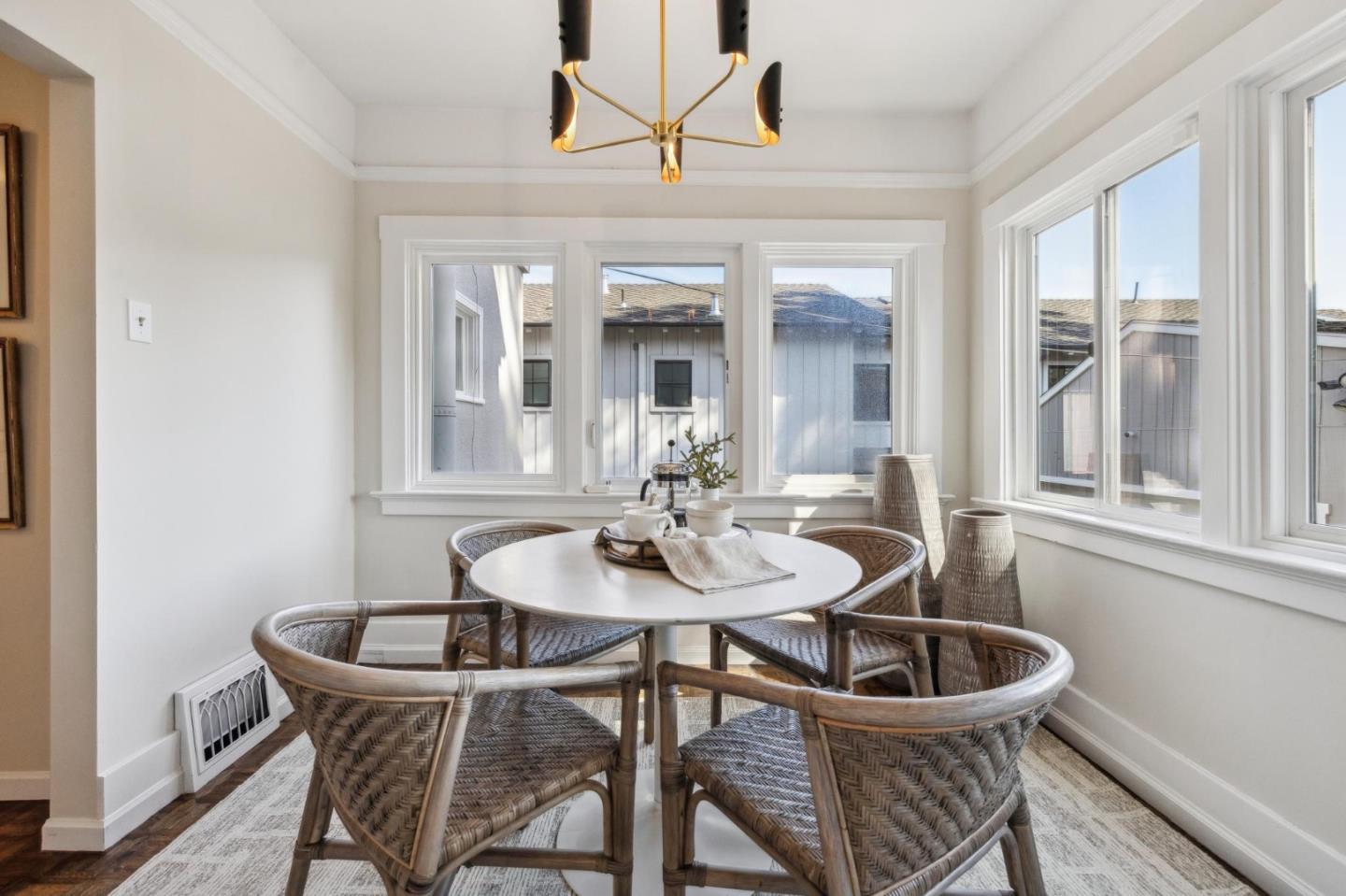 829 Edgehill Drive Burlingame, CA 94010 - Photo 29 of 99 a view of a dining room with furniture and window