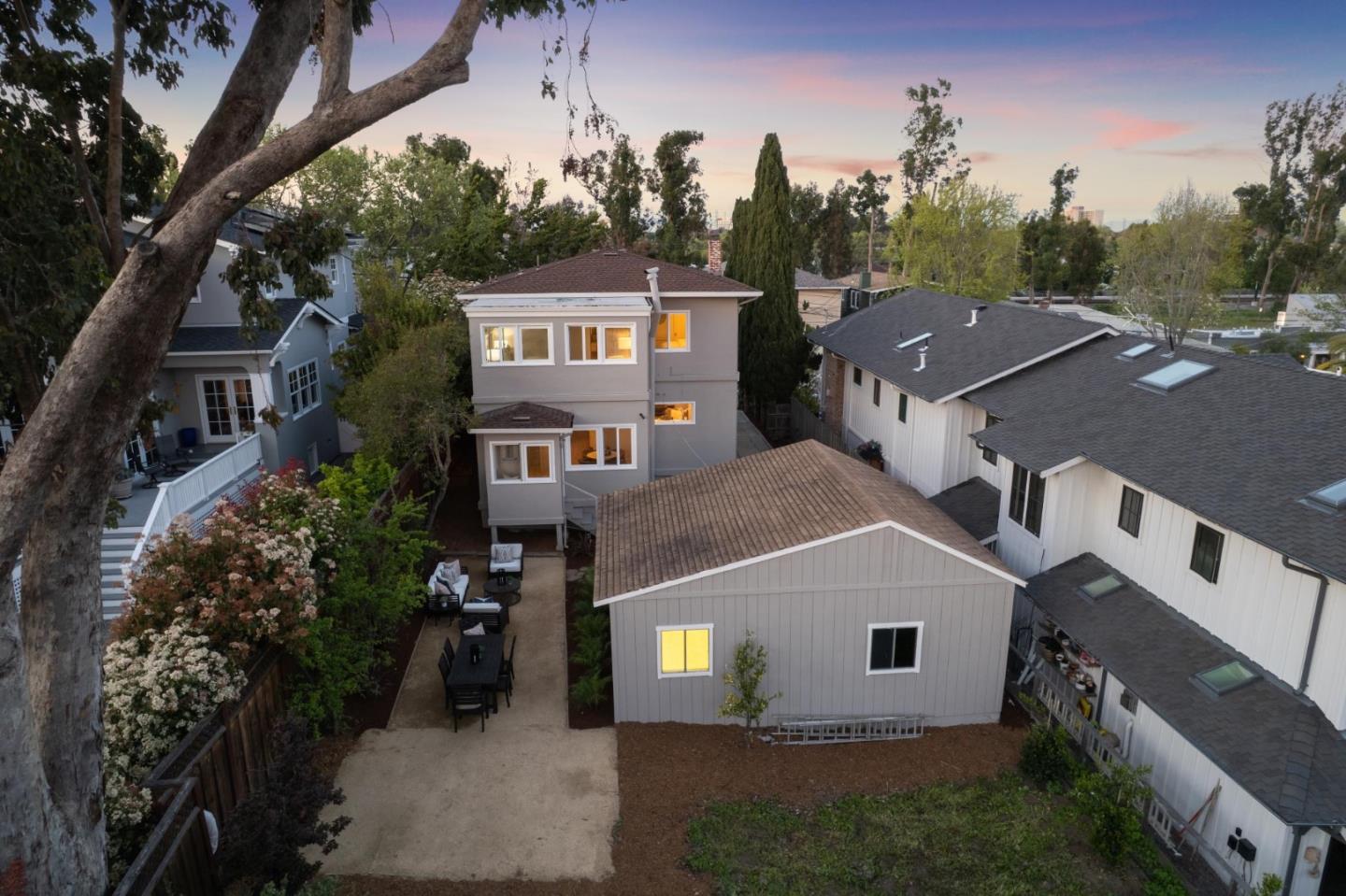 829 Edgehill Drive Burlingame, CA 94010 - Photo 5 of 99 a aerial view of a house with a yard and potted plants