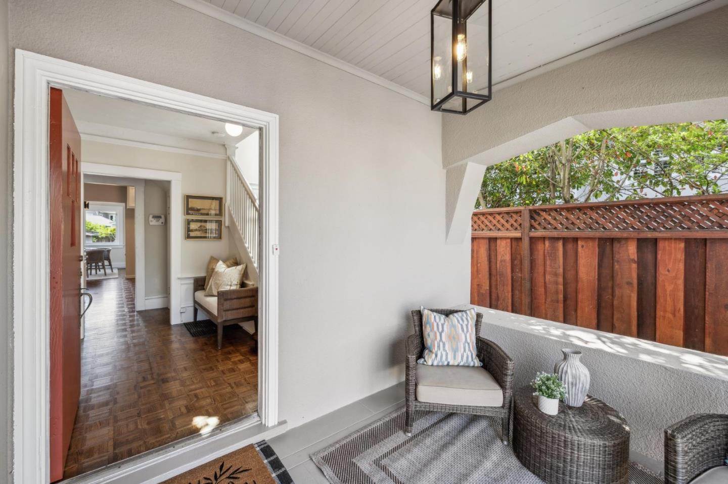829 Edgehill Drive Burlingame, CA 94010 - Photo 8 of 99 a living room with furniture and a floor to ceiling window