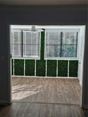 a view of house with a large window