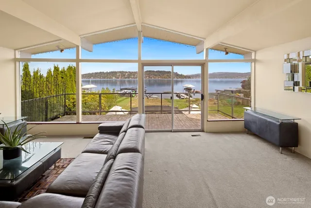 a view of a city from a balcony