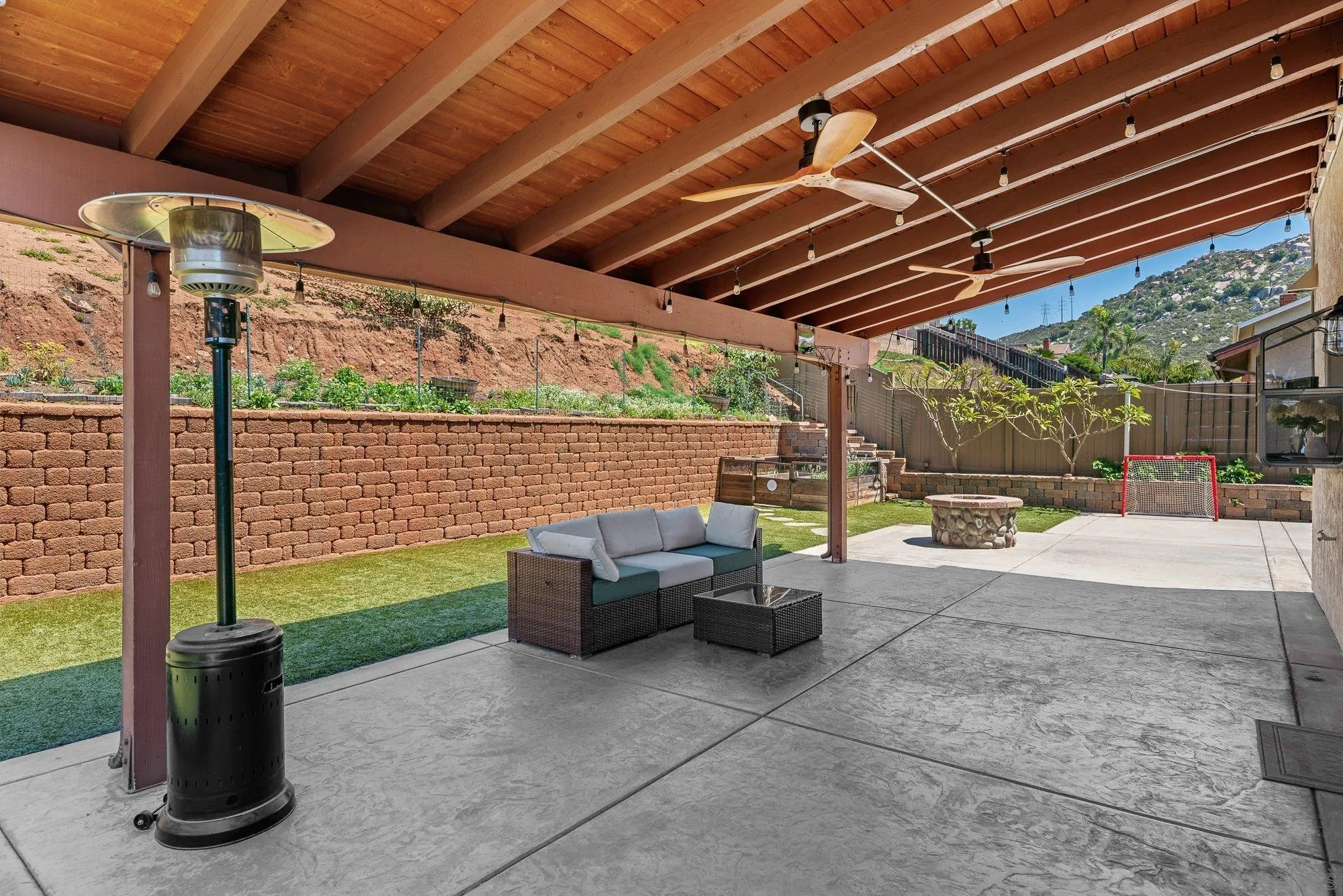 10246 Princess Joann Road Santee, CA 92071 - Photo 39 of 48 a view of yard from deck with patio