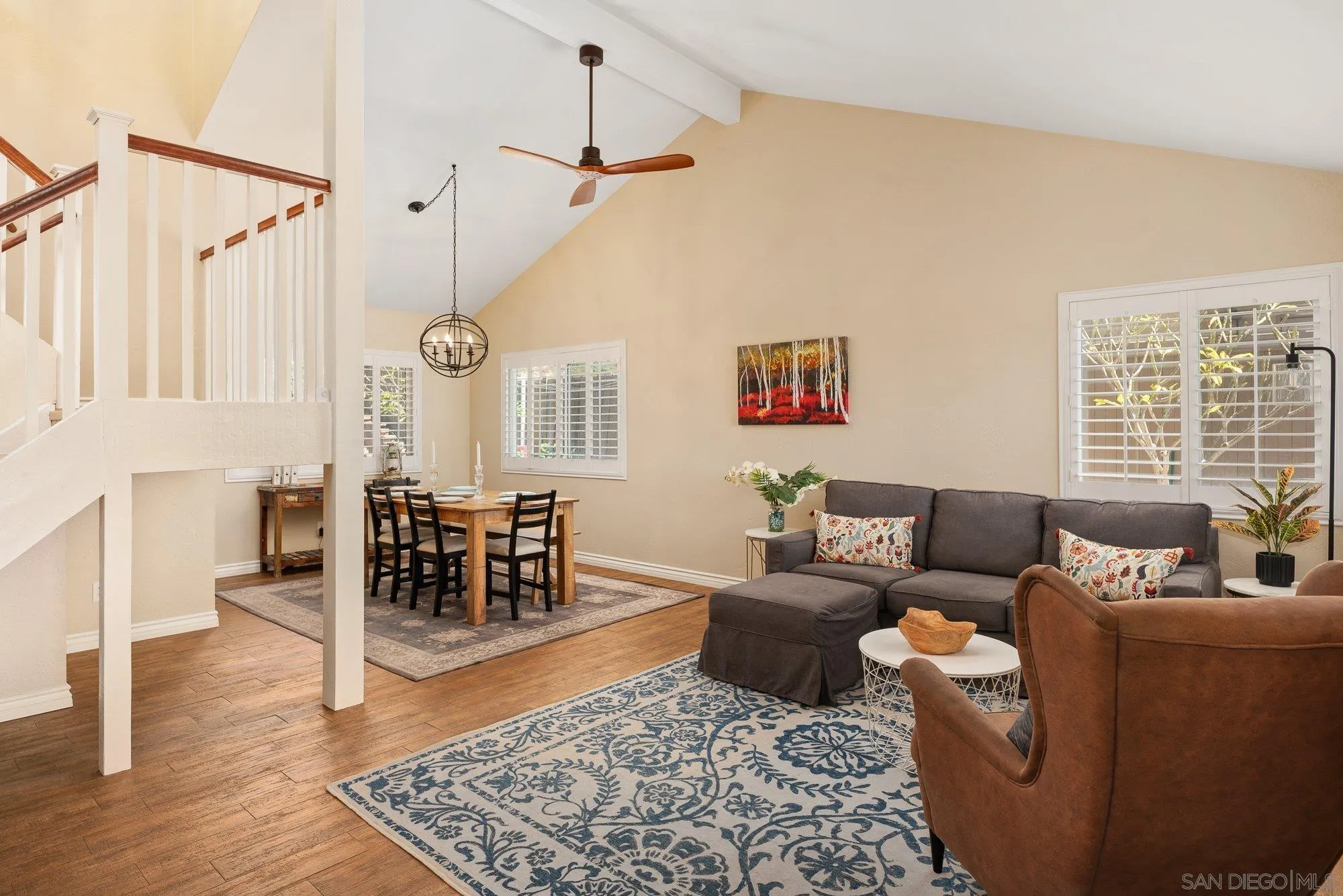 10246 Princess Joann Road Santee, CA 92071 - Photo 8 of 48 a living room with furniture windows and wooden floor