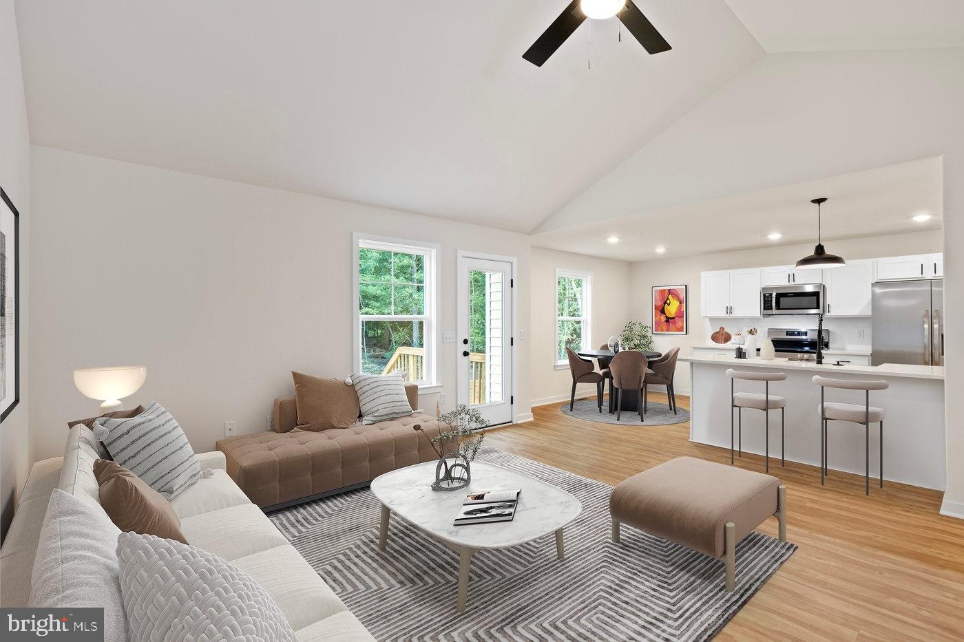 736 Circle Lane Colonial Beach, VA 22443 - Photo 3 of 40 a living room with furniture kitchen view and a window