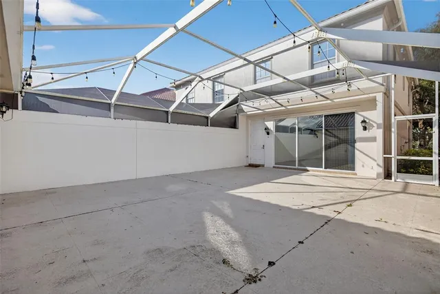 a view of a garage room