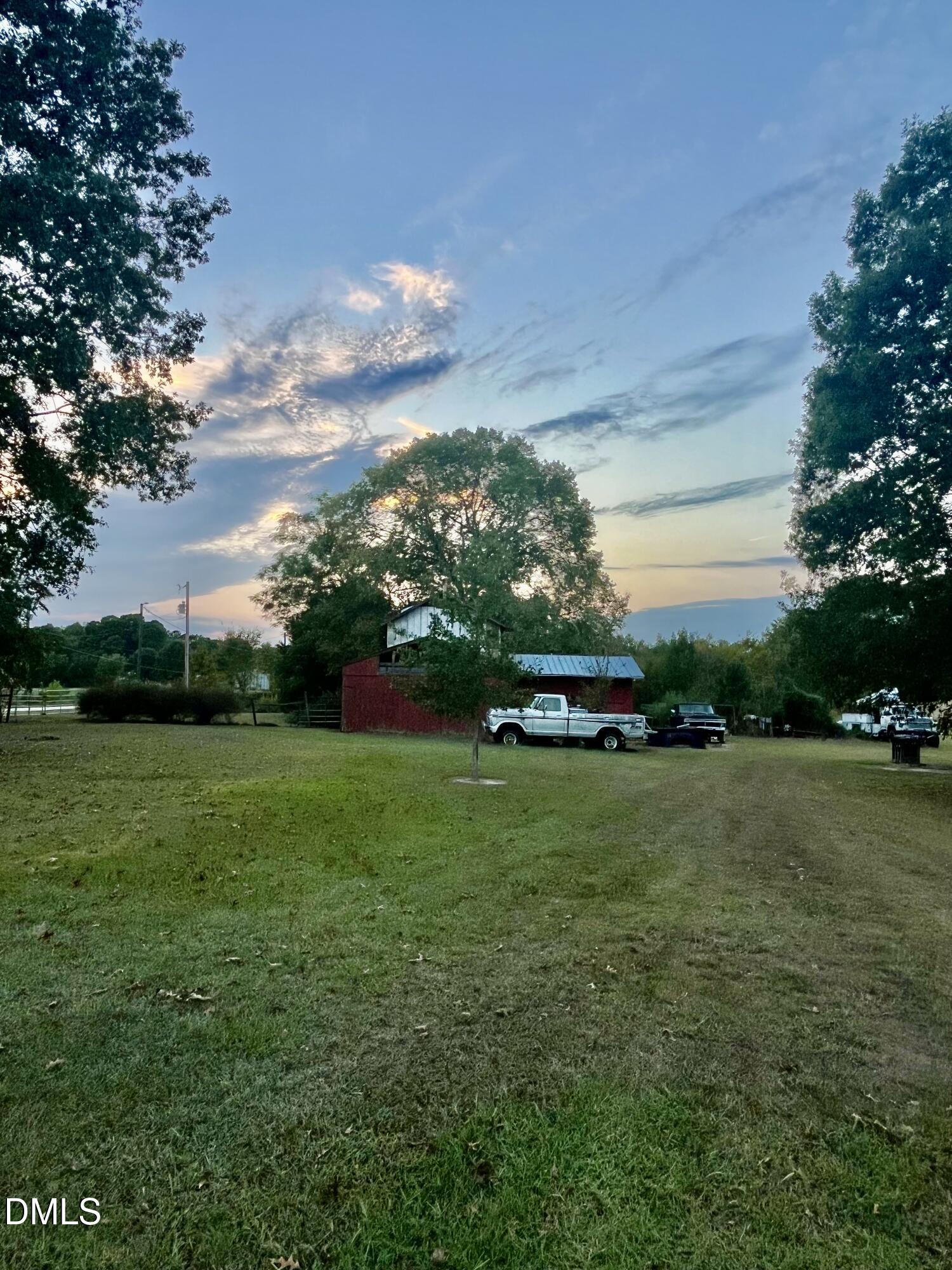 Backyard View from Main Brick House