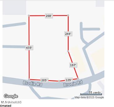 0 Brodie Road Diberville, MS 39540 - Photo 3 of 5 Lot Lines_Brodie Rd