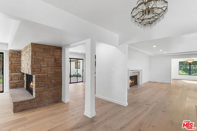 an entryway at livingroom with furniture
