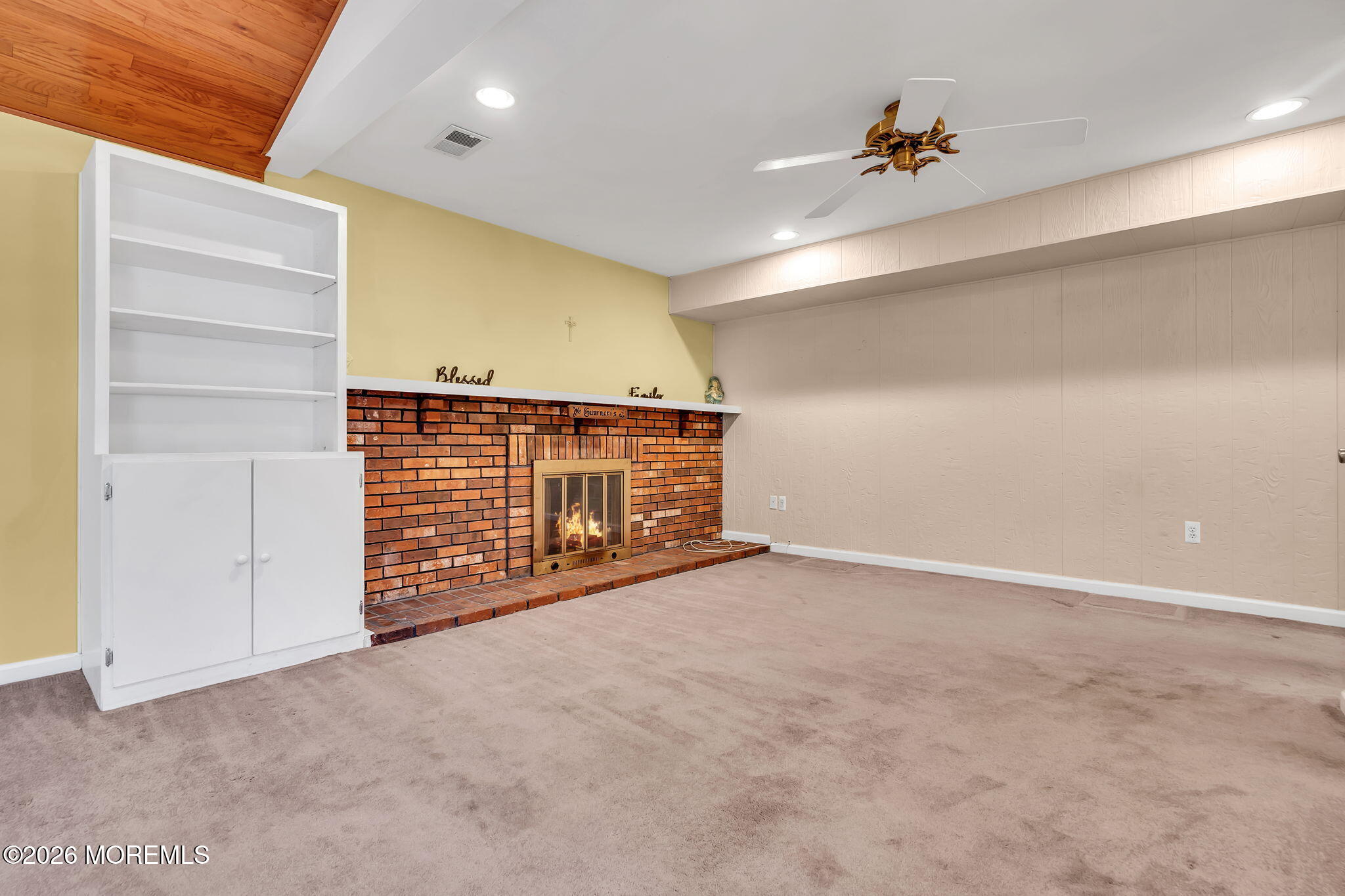 96 Yellowbank Road Toms River, NJ 08753 - Photo 18 of 45 a view of an empty room with a fireplace