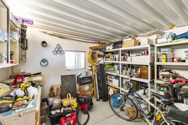 a view of a car garage