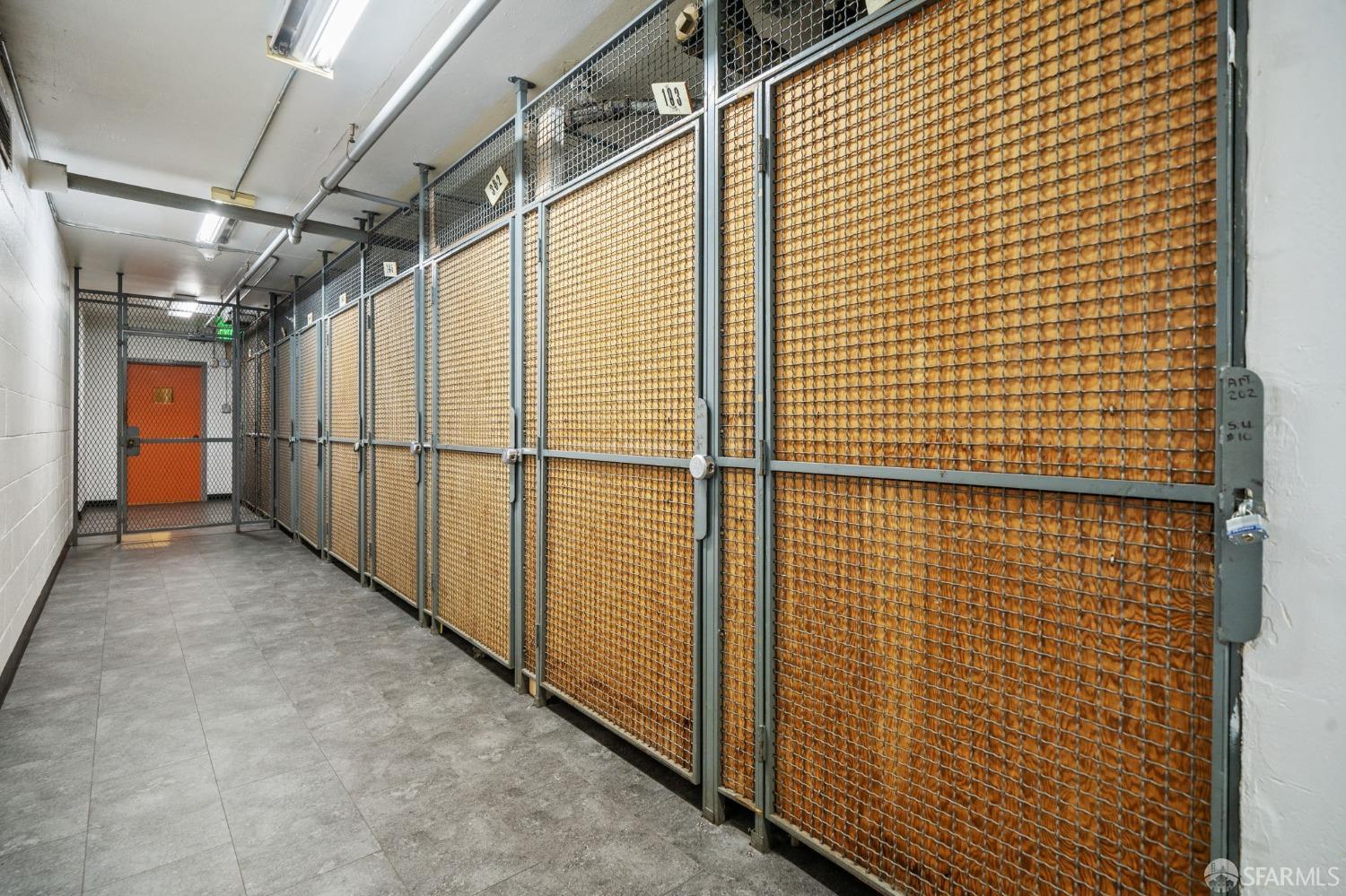 455 Vallejo Street, Unit PH6 San Francisco, CA 94133 - Photo 26 of 45 a view of a garage with wooden floor