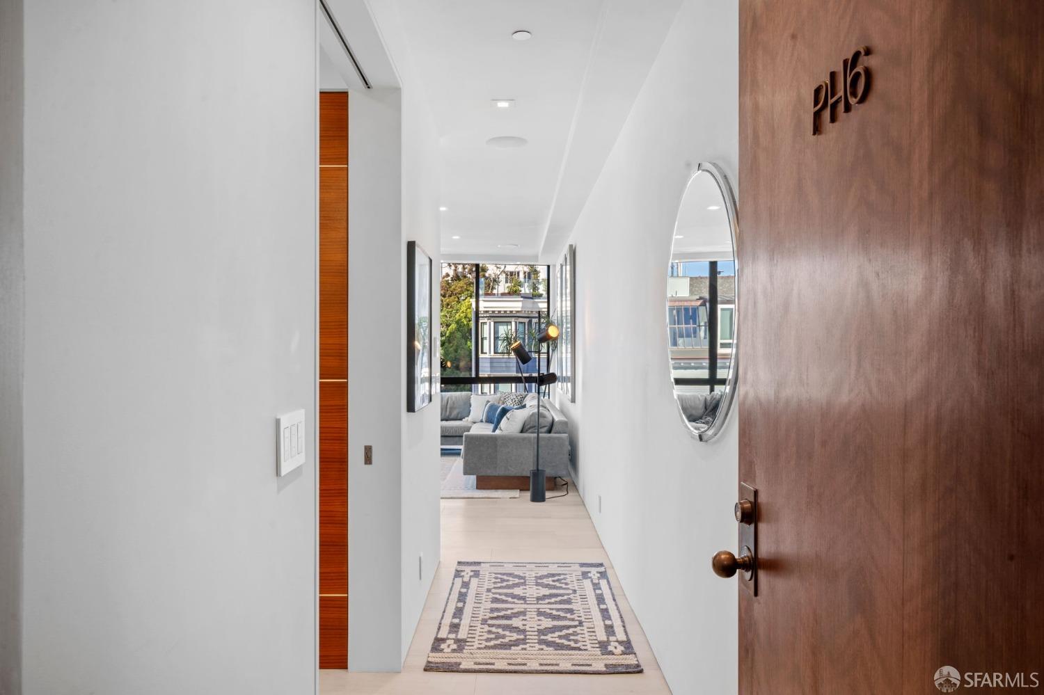 455 Vallejo Street, Unit PH6 San Francisco, CA 94133 - Photo 10 of 45 a view of entryway with white walls