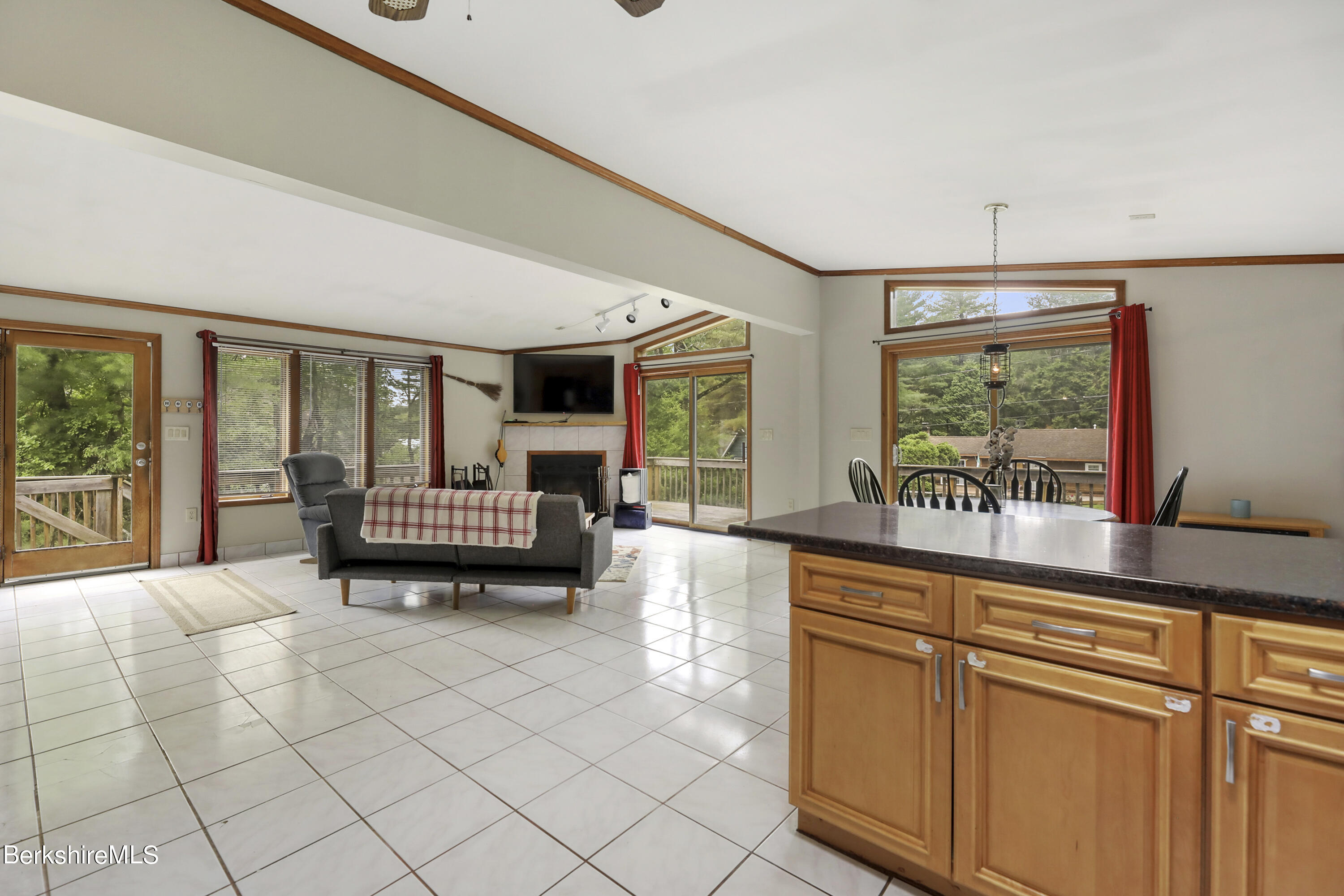 77 Shawnee Shore Road Becket, MA 01223 - Photo 10 of 28 a living room with furniture and window