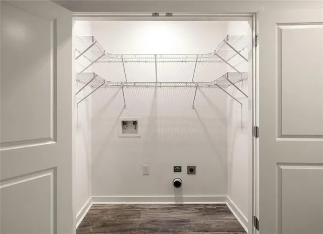 a view of a room with rack on the wall