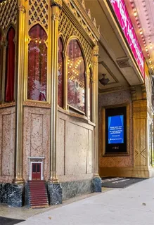 a front view of a building