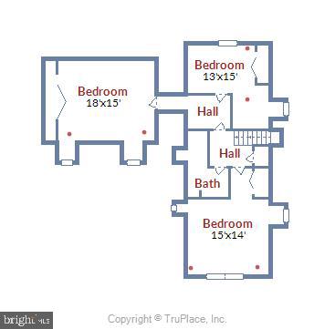 1439 Gilbert Road Arnold, MD 21012 - Photo 67 of 68 Upper Level Floor Plan