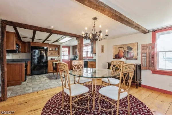 a view of a livingroom and dining room