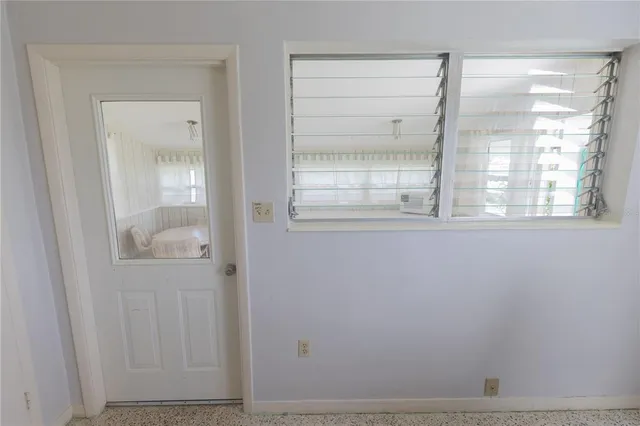 a view of front door