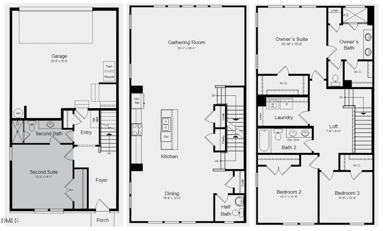 7016 Bent Pine Place Raleigh, NC 27613 - Photo 36 of 36 floor plan