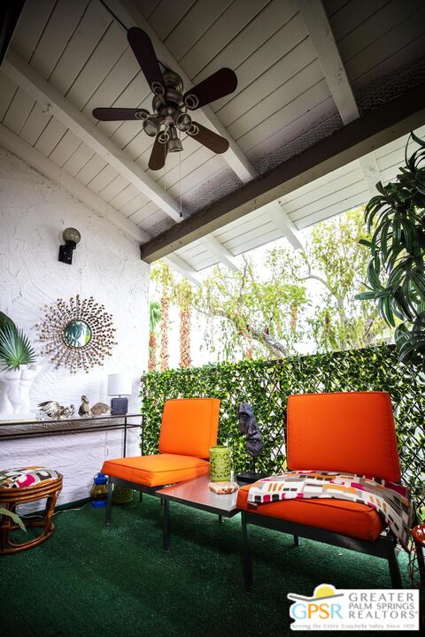 1050 Ramon Road, Unit 34 Palm Springs, CA 92264 - Photo 8 of 10 a view of outdoor space with seating