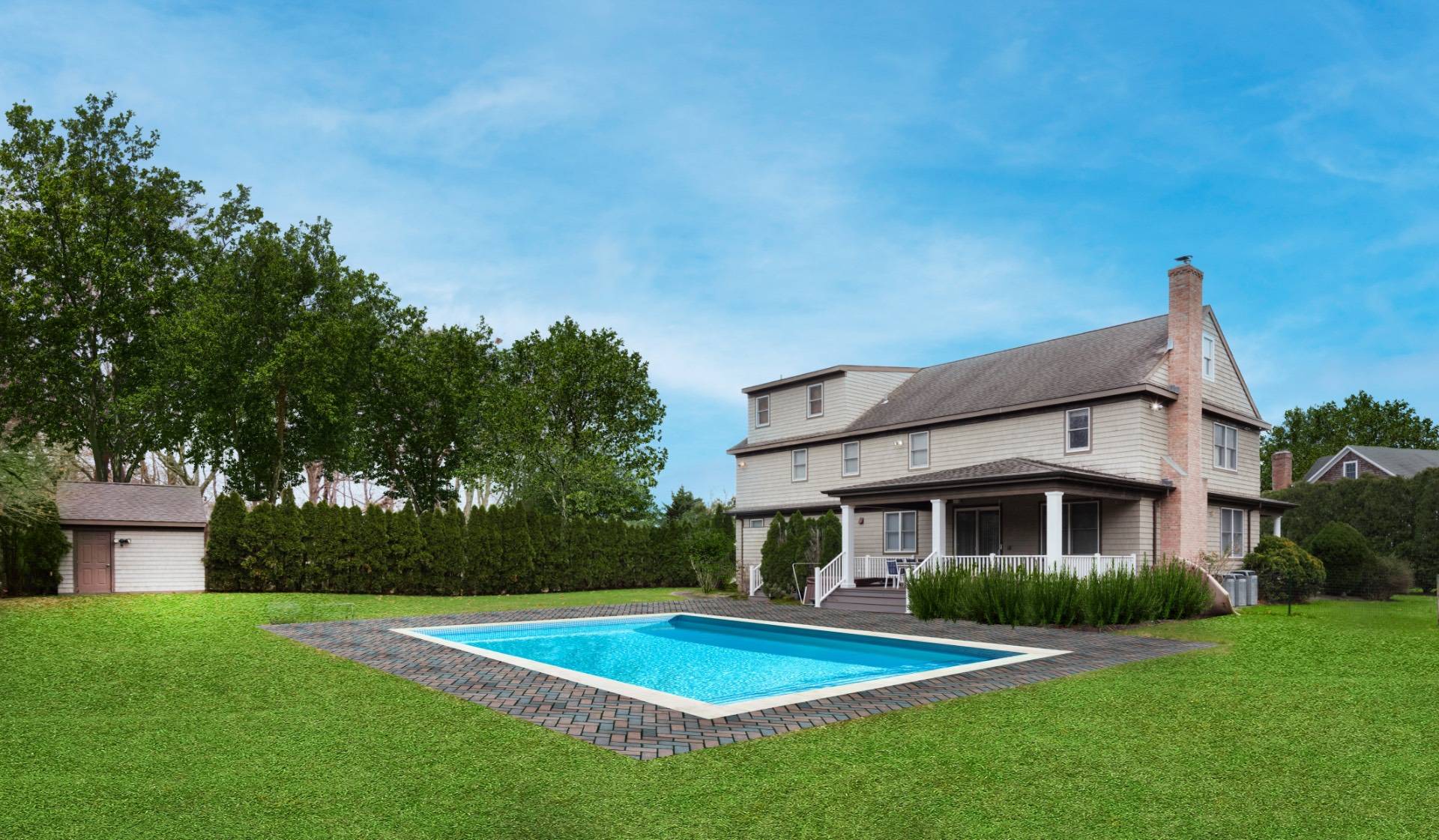 32 A Vail Avenue East Quogue, NY 11942 - Photo 1 of 24 a view of a house with a yard