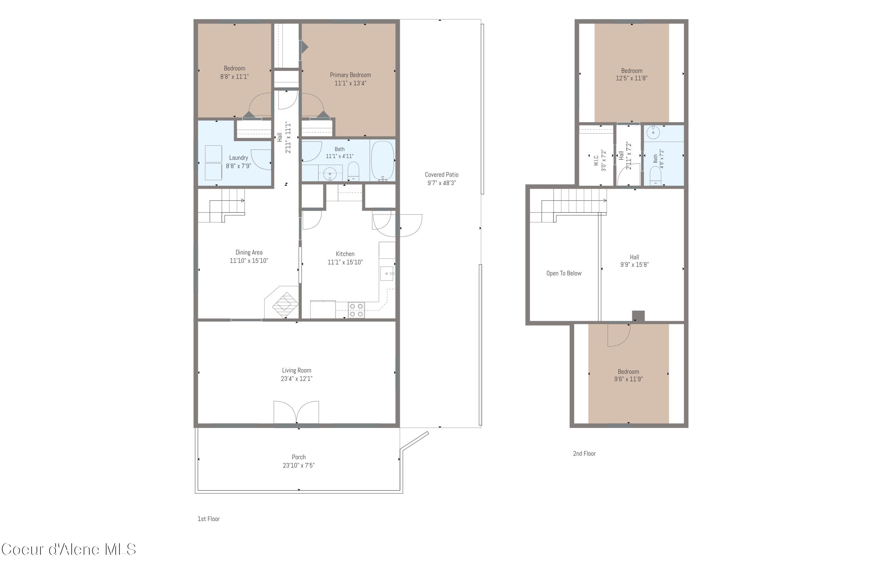 24805 North Cedar Mountain Road Athol, ID 83801 - Photo 82 of 82 Floor plan 24805 N Cedar Mtn