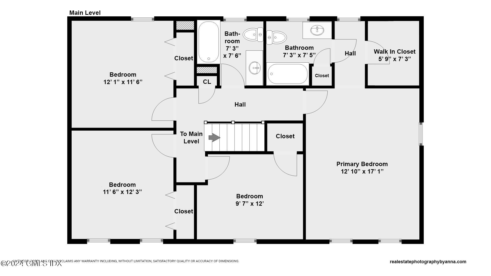 70 Glen Ridge Road Greenwich, CT 06831 - Photo 37 of 38 2nd Level Floor Plan-70 Glen Ridge Rd
