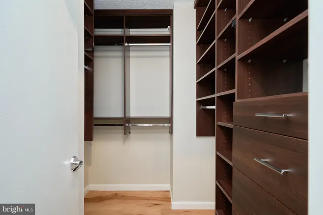 a view of walk in closet