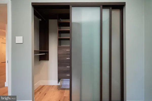 a view of walk in closet